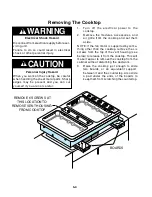 Предварительный просмотр 28 страницы Whirlpool 30" ELECTRIC MODULARDOWNDRAFT COOKTOP Service Manual