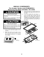 Предварительный просмотр 32 страницы Whirlpool 30" ELECTRIC MODULARDOWNDRAFT COOKTOP Service Manual