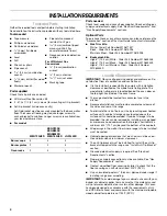 Предварительный просмотр 4 страницы Whirlpool 30 " Eye-Level Gas Range Installation Instructions Manual