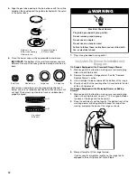 Предварительный просмотр 12 страницы Whirlpool 30 " Eye-Level Gas Range Installation Instructions Manual