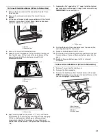 Предварительный просмотр 21 страницы Whirlpool 30 " Eye-Level Gas Range Installation Instructions Manual