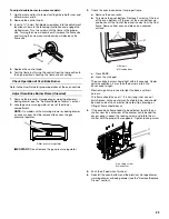 Предварительный просмотр 23 страницы Whirlpool 30 " Eye-Level Gas Range Installation Instructions Manual