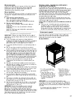 Предварительный просмотр 27 страницы Whirlpool 30 " Eye-Level Gas Range Installation Instructions Manual