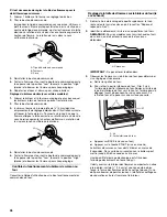 Предварительный просмотр 46 страницы Whirlpool 30 " Eye-Level Gas Range Installation Instructions Manual