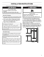 Whirlpool 30414114 Installation Instructions Manual preview