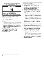 Preview for 2 page of Whirlpool 30414114 Installation Instructions Manual