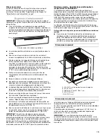 Preview for 19 page of Whirlpool 30inch(76.2 CM) FREESTANDING GAS RANGES Installation Instructions Manual