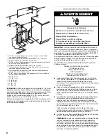 Preview for 20 page of Whirlpool 30inch(76.2 CM) FREESTANDING GAS RANGES Installation Instructions Manual