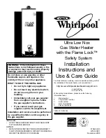 Whirlpool 315422-000 Installation Instructions And Use & Care Manual preview