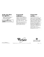 Preview for 7 page of Whirlpool 3183636 Installation Instructions Manual