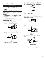 Предварительный просмотр 5 страницы Whirlpool 326031822 Use & Care Manual