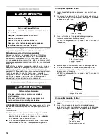 Предварительный просмотр 16 страницы Whirlpool 326031822 Use & Care Manual