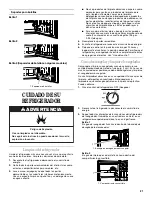 Предварительный просмотр 21 страницы Whirlpool 326031822 Use & Care Manual