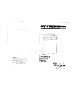 Предварительный просмотр 1 страницы Whirlpool 3347020 Installation Instructions Manual