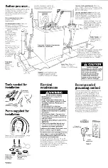 Preview for 2 page of Whirlpool 3358968 Installation Instructions