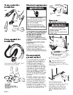 Preview for 3 page of Whirlpool 3360619 Installation Instructions Manual