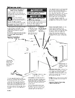 Предварительный просмотр 2 страницы Whirlpool 3360620 Installation Instructions Manual