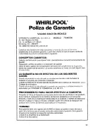 Предварительный просмотр 55 страницы Whirlpool 3366859 Use And Care Manual