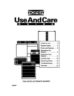 Preview for 1 page of Whirlpool 3366869 Use And Care Manual