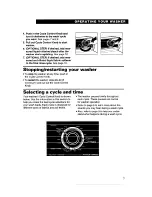 Preview for 7 page of Whirlpool 3366869 Use And Care Manual