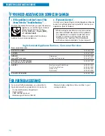 Preview for 18 page of Whirlpool 3366875 Use And Care Manual