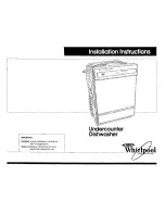 Whirlpool 3367228 Installation Manual предпросмотр