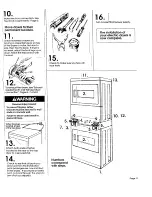 Preview for 11 page of Whirlpool 3390148 Installation Instructions Manual