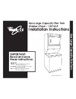 Preview for 1 page of Whirlpool 3395326 Installation Instructions Manual