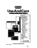 Whirlpool 3396314 Use And Care Manual preview