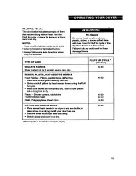 Preview for 15 page of Whirlpool 3396314 Use And Care Manual