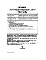 Preview for 34 page of Whirlpool 3396314 Use And Care Manual