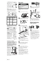 Preview for 5 page of Whirlpool 3397616 Installation Instructions Manual