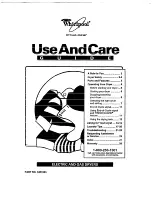 Whirlpool 3401083 Use And Care Manual preview