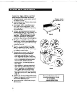 Preview for 16 page of Whirlpool 3401083 Use And Care Manual