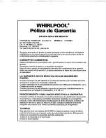 Предварительный просмотр 88 страницы Whirlpool 3401087 Use And Care Manual