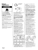 Предварительный просмотр 2 страницы Whirlpool 3406449 Installation Instructions Manual