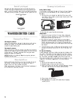 Preview for 12 page of Whirlpool 3406876 Use & Care Manual