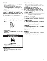 Preview for 11 page of Whirlpool 3406879 Use And Care Manual