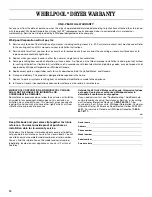 Preview for 14 page of Whirlpool 3406879 Use And Care Manual