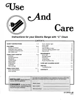 Whirlpool 3512WPA Use And Care Manual preview