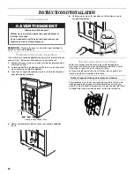 Предварительный просмотр 20 страницы Whirlpool 3957165 Installation Instructions Manual