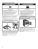 Предварительный просмотр 20 страницы Whirlpool 3DWED4815 Use And Care Manual