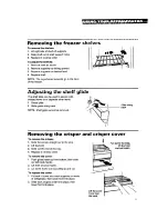 Предварительный просмотр 9 страницы Whirlpool 3ED20PK Use And Care Manual