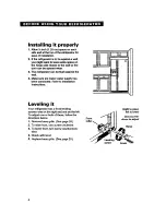 Предварительный просмотр 6 страницы Whirlpool 3ED22DQ Use And Care Manual