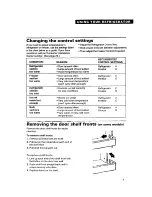 Предварительный просмотр 9 страницы Whirlpool 3ED22DQ Use And Care Manual