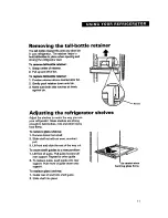 Предварительный просмотр 11 страницы Whirlpool 3ED22DQ Use And Care Manual