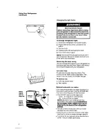 Preview for 8 page of Whirlpool 3Ell8GK Use And Care Manual