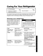 Preview for 14 page of Whirlpool 3ET18ZK Use And Care Manual