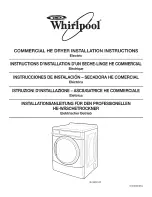 Whirlpool 3LCED9100 Installation Instructions Manual предпросмотр