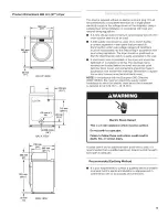 Предварительный просмотр 5 страницы Whirlpool 3LCED9100 Installation Instructions Manual